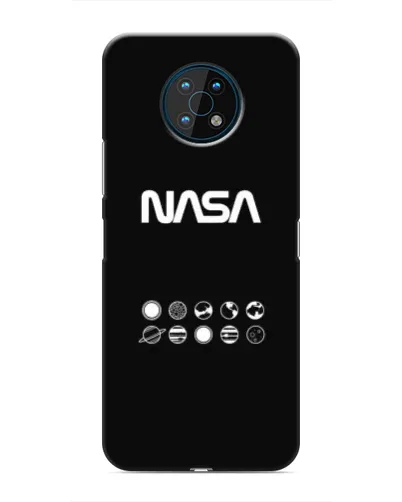 Чехол для Nokia G50 с картинкой «NASA — технический принт»