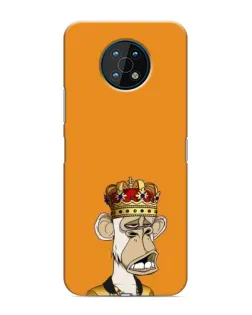 Чехол для Nokia G50 с картинкой «Золотая обезьяна Bored Ape»
