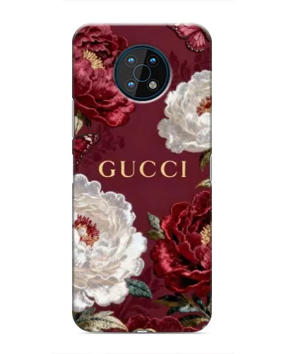 Чехол для Nokia G50 с картинкой «Gucci — бордовые розы» Чехол для Nokia G50 с картинкой «Gucci — бордовые розы»
