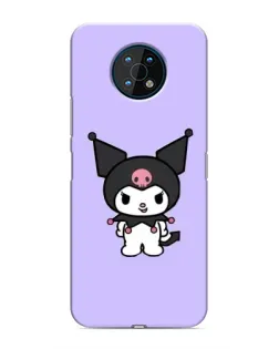 Чехол для Nokia G50 с картинкой «Kuromi — нежный фиолетовый»