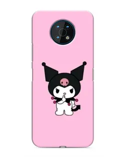 Чехол для Nokia G50 с картинкой «Kuromi — розовая нежность»