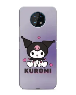 Чехол для Nokia G50 с картинкой «Kuromi — фиолетовый арт»