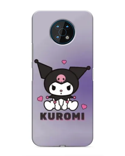 Чехол для Nokia G50 с картинкой «Kuromi — фиолетовый арт»