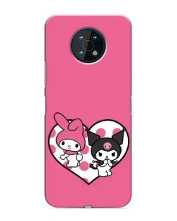Чехол для Nokia G50 с картинкой «Kuromi и My Melody»