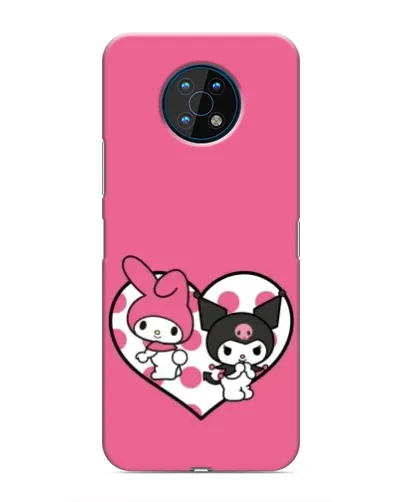 Чехол для Nokia G50 с картинкой «Kuromi и My Melody»