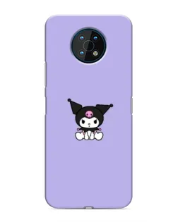 Чехол для Nokia G50 с картинкой «Kuromi — фиолетовый минимализм»
