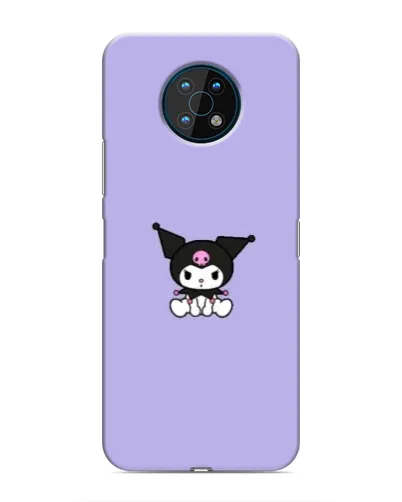 Чехол для Nokia G50 с картинкой «Kuromi — фиолетовый минимализм»
