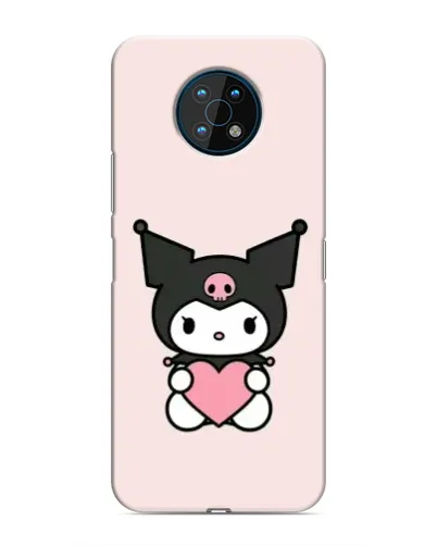 Чехол для Nokia G50 с картинкой «Kuromi и сердце»