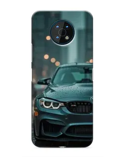 Чехол для Nokia G50 с картинкой «BMW в огнях города»