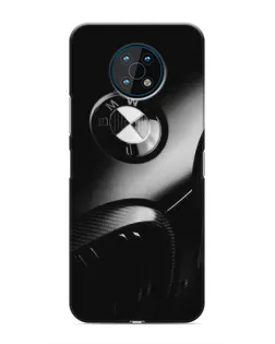 Чехол для Nokia G50 с картинкой «Эмблема BMW — макро»
