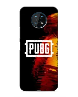 Чехол для Nokia G50 с картинкой «Яркий логотип PUBG»