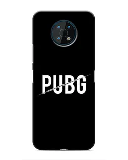Чехол для Nokia G50 с картинкой «PUBG — белый логотип»
