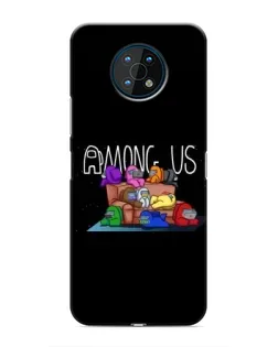 Чехол для Nokia G50 с картинкой «Логотип Among Us»