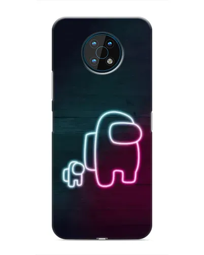 Чехол для Nokia G50 с картинкой «Among Us неон-арт» Чехол для Nokia G50 с картинкой «Among Us неон-арт»