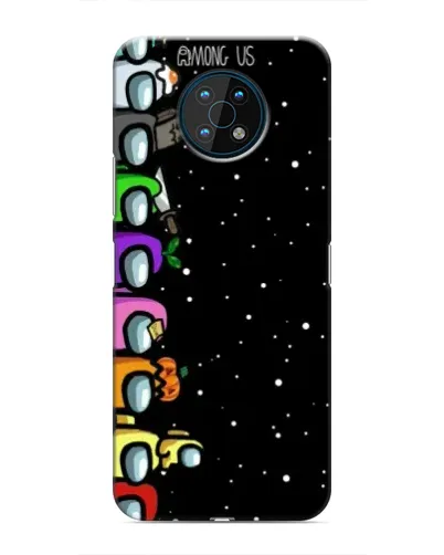 Чехол для Nokia G50 с картинкой «Команда Among Us» Чехол для Nokia G50 с картинкой «Команда Among Us»
