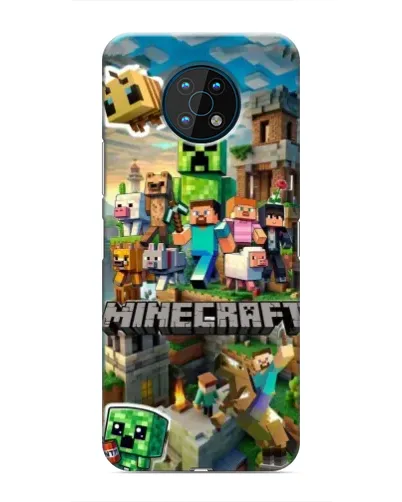 Чехол для Nokia G50 с картинкой «Замок Minecraft»