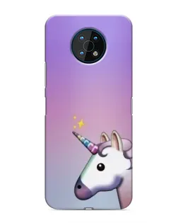 Чехол для Nokia G50 с картинкой «Единорог градиент» Чехол для Nokia G50 с картинкой «Единорог градиент»