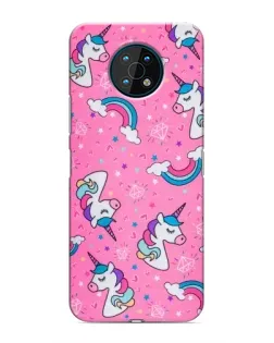 Чехол для Nokia G50 с картинкой «Unicorn паттерн розовый» Чехол для Nokia G50 с картинкой «Unicorn паттерн розовый»
