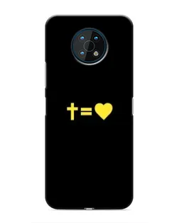 Чохол для Nokia G50 з картинкою «Серце та Хрест»