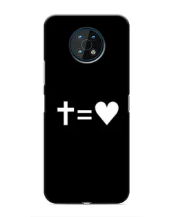 Чохол для Nokia G50 з картинкою «Хрест та Серце»