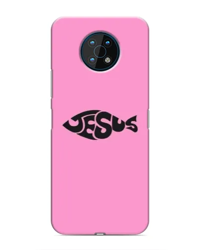 Чохол для Nokia G50 з картинкою «Рожевий символ Jesus»