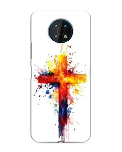 Чохол для Nokia G50 з картинкою «Акварельний хрест»