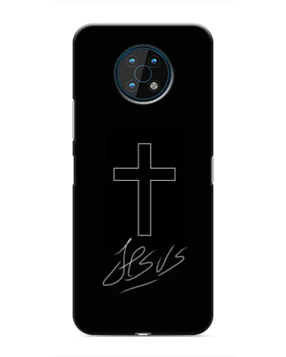 Чехол для Nokia G50 с картинкой «Графический крест Jesus» Чехол для Nokia G50 с картинкой «Графический крест Jesus»