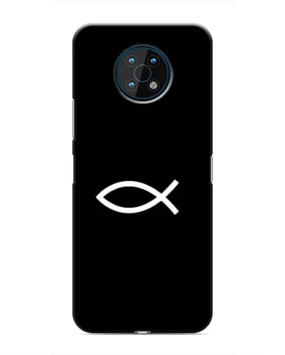Чехол для Nokia G50 с картинкой «Символ рыбы Jesus» Чехол для Nokia G50 с картинкой «Символ рыбы Jesus»