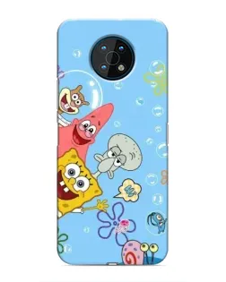 Чехол для Nokia G50 с картинкой «Веселые пузырьки»