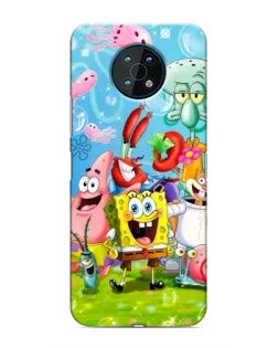 Чехол для Nokia G50 с картинкой «Губка Боб и друзья»