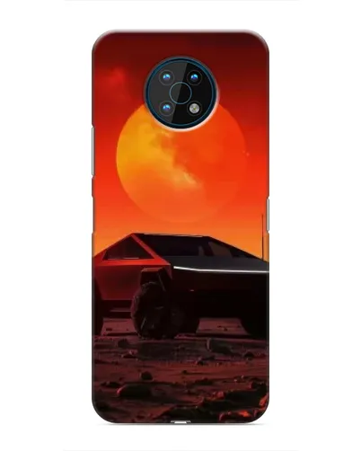 Чехол для Nokia G50 с картинкой «Cybertruck на Марсе»