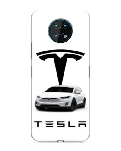 Чехол для Nokia G50 с картинкой «Tesla White Style»