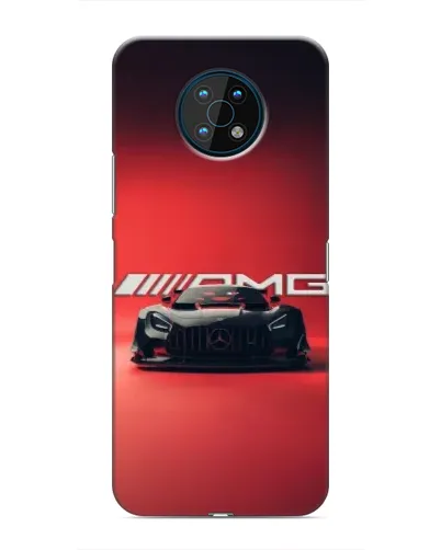Чехол для Nokia G50 с картинкой «Mercedes AMG — красная линия»