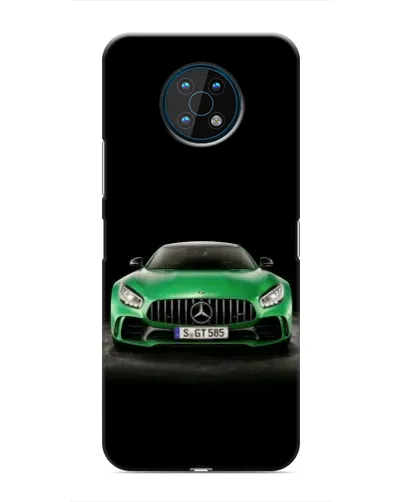 Чехол для Nokia G50 с картинкой «Mercedes — неоновый лого»