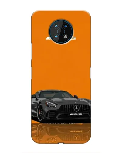 Чехол для Nokia G50 с картинкой «Оранжевый Mercedes AMG»