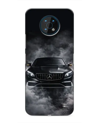 Чехол для Nokia G50 с картинкой «Mercedes в дыму»