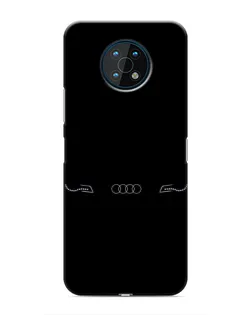 Чехол для Nokia G50 с картинкой «Audi — световой подпись» Чехол для Nokia G50 с картинкой «Audi — световой подпись»