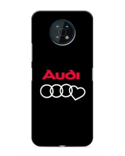 Чехол для Nokia G50 с картинкой «Логотип Audi Heart» Чехол для Nokia G50 с картинкой «Логотип Audi Heart»