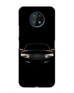 Чехол для Nokia G50 с картинкой «Audi — ночной контур»
