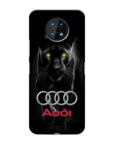 Чехол для Nokia G50 с картинкой «Пантера и Audi»