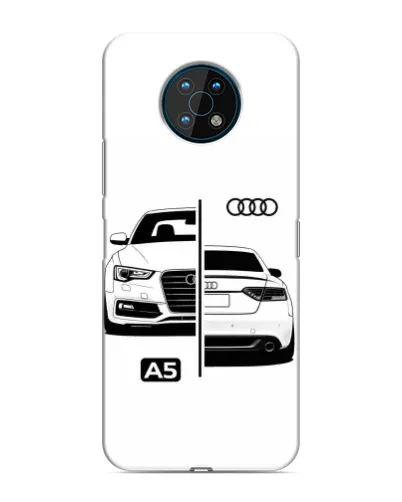 Чехол для Nokia G50 с картинкой «Audi — контрастный дизайн»