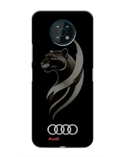 Чехол для Nokia G50 с картинкой «Графика — пантера и Audi»