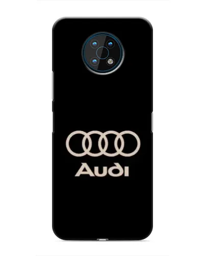 Чехол для Nokia G50 с картинкой «Audi — золотой логотип»