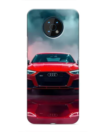 Чехол для Nokia G50 с картинкой «Audi RS — красный стиль»