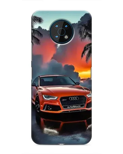 Чехол для Nokia G50 с картинкой «Audi — закат»
