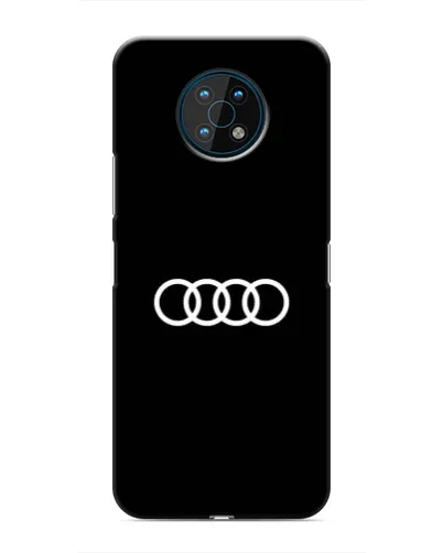 Чехол для Nokia G50 с картинкой «Audi White Logo»