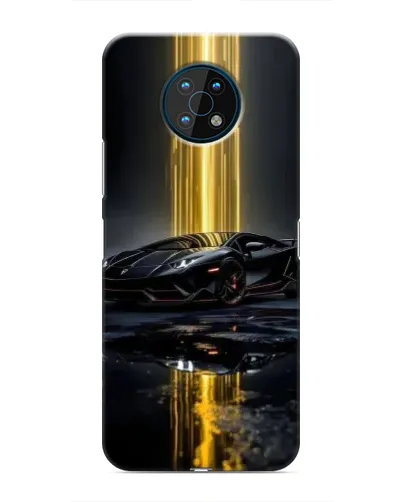Чехол для Nokia G50 с картинкой «Ночной Lamborghini драйв»