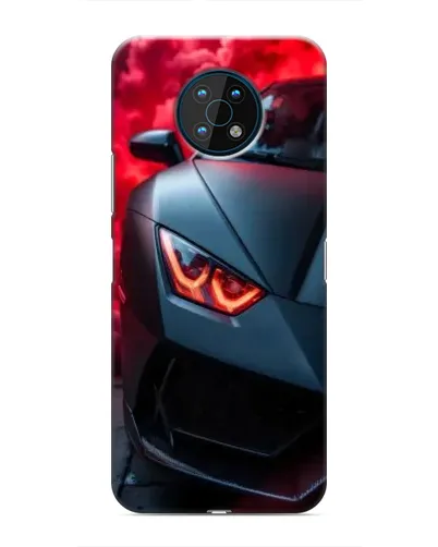 Чехол для Nokia G50 с картинкой «Lamborghini красное сияние»
