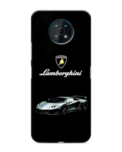 Чехол для Nokia G50 с картинкой «Логотип Lamborghini классика»