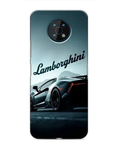 Чехол для Nokia G50 с картинкой «Классическая надпись Lamborghini»